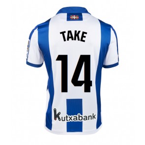 Real Sociedad Takefusa Kubo #14 Replika Hjemmebanetrøje 2024-25 Kortærmet